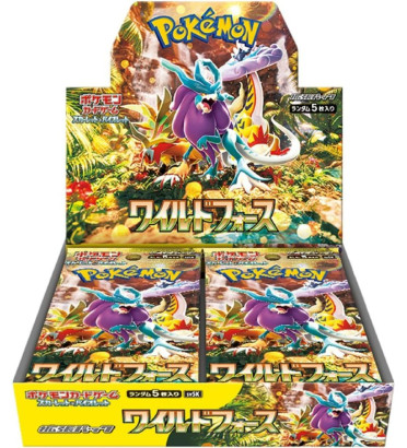 BOITE DE 30 BOOSTERS POKEMON SV5K WILD FORCE / CARTE JAPONAISE