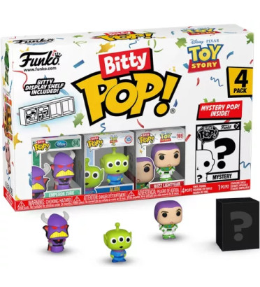 4 PACK ZURG / TOY STORY / FUNKO BITTY POP