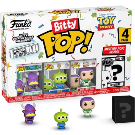 4 PACK ZURG / TOY STORY / FUNKO BITTY POP