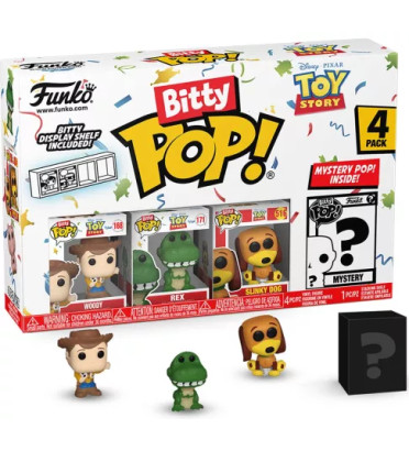 4 PACK WOODY / TOY STORY / FUNKO BITTY POP