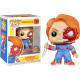 CHUCKY HALF BATTLE DAMAGED / CHILDS PLAY 3 / FIGURINE FUNKO POP / EXCLUSIVE SPECIAL EDITION