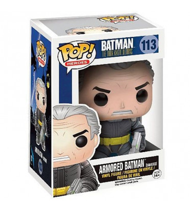 BATMAN EN ARMURE / BATMAN / FIGURINE FUNKO POP / BOITE ABIMEE