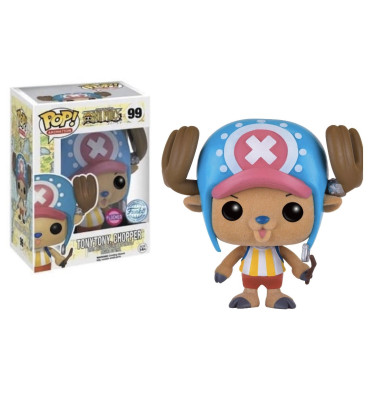 TONY TONY CHOPPER / ONE PIECE / FIGURINE FUNKO POP / EXCLUSIVE SPECIAL EDITION / FLOCKED