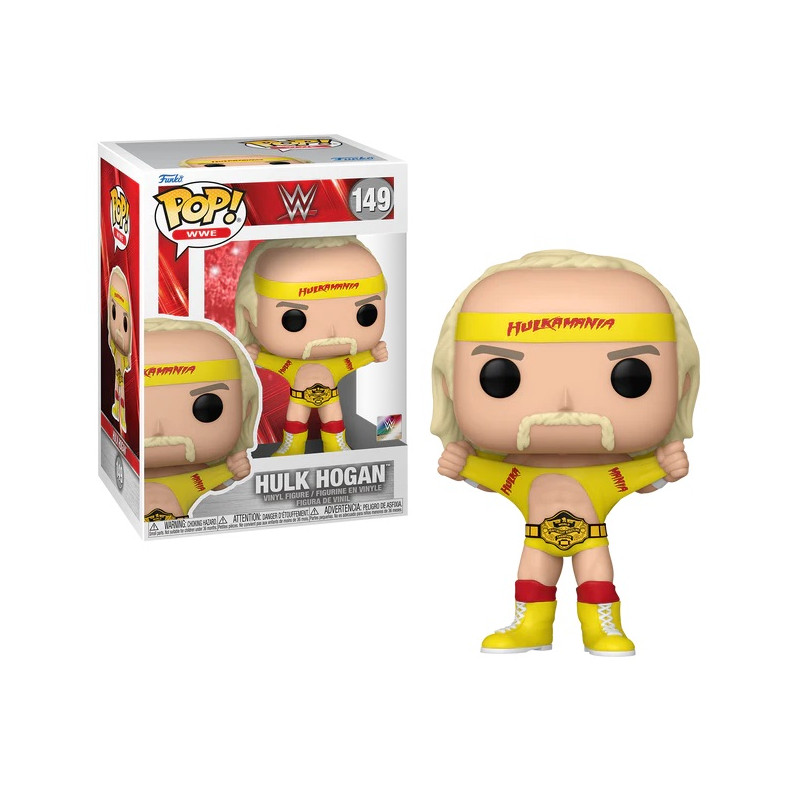 HULK HOGAN AVEC CEINTURE / WWE / FIGURINE FUNKO POP