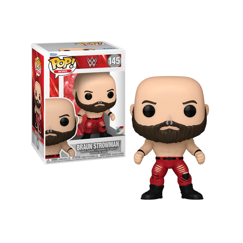 BRAUN STROWMAN AVEC PIERCING / WWE / FIGURINE FUNKO POP