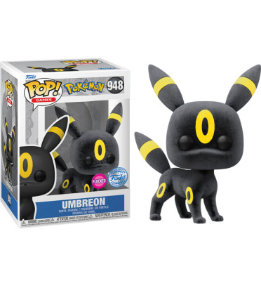 NOCTALI / POKEMON / FIGURINE FUNKO POP / EXCLUSIVE SPECIAL EDITION / FLOCKED