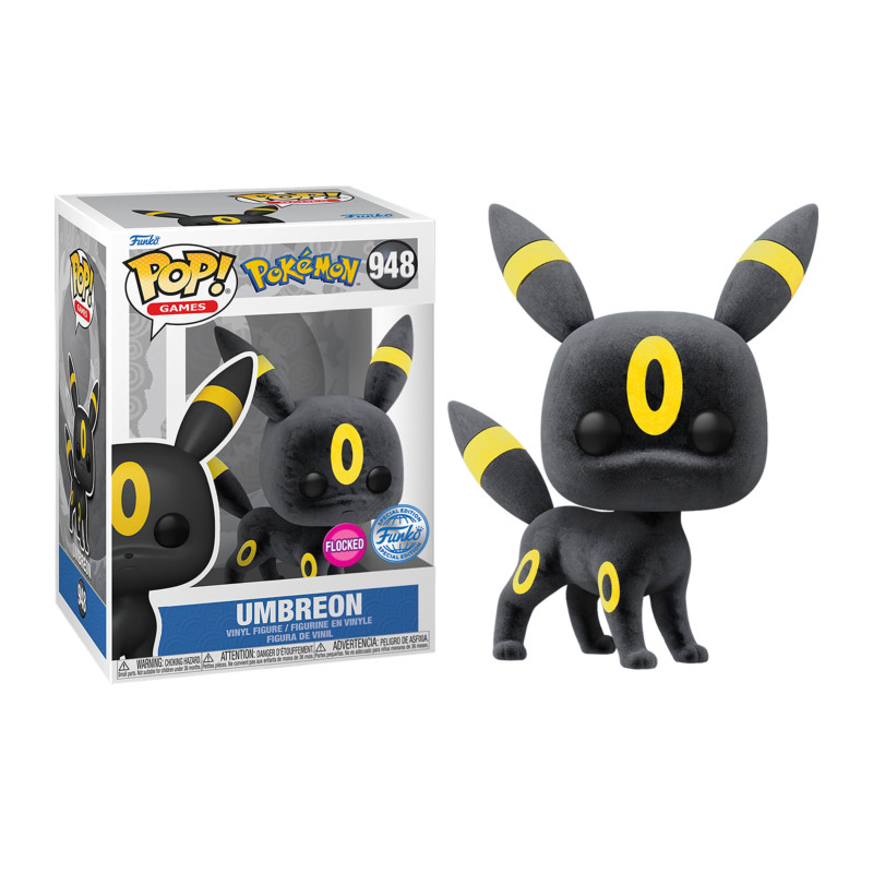 NOCTALI / POKEMON / FIGURINE FUNKO POP / EXCLUSIVE SPECIAL EDITION / FLOCKED