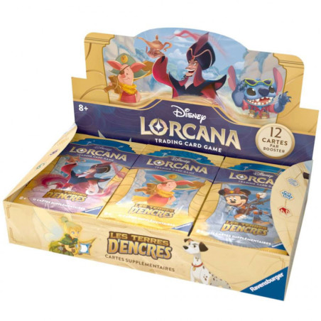 DISPLAY DE 24 BOOSTERS LORCANA LES TERRES D'ENCRES CHAPITRE 3 / CARTE VF