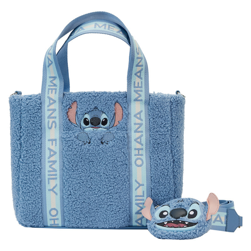 TOTE BAG PELUCHE / LILO ET STITCH / LOUNGEFLY