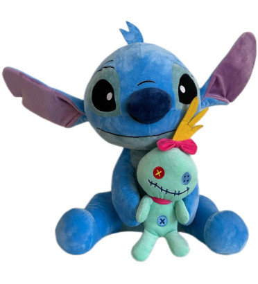 PELUCHE STITCH AVEC SCRUMP 50 CM / LILO ET STITCH / SIMBA TOYS