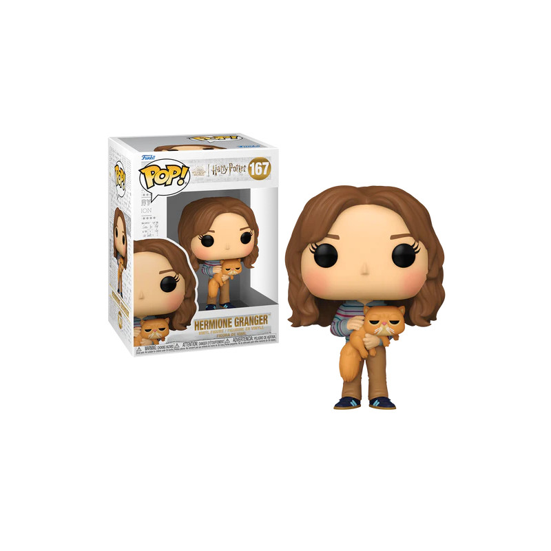 HERMIONE GRANGER AVEC PATTENROND / HARRY POTTER / FIGURINE FUNKO POP