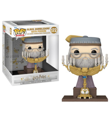 DUMBLEDORE AVEC PODIUM / HARRY POTTER / FIGURINE FUNKO POP