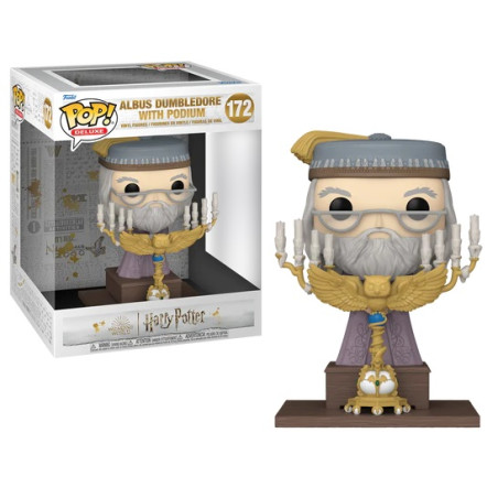 DUMBLEDORE AVEC PODIUM / HARRY POTTER / FIGURINE FUNKO POP