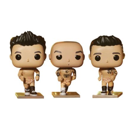 3 PACK MARK HOPPUS TRAVIS BARKER TOM DELONGE NUKED / BLINK 182 / FIGURINE FUNKO POP / EXCLUSIVE SPECIAL EDITION