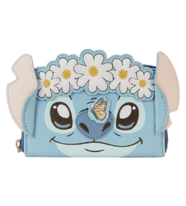 PORTEFEUILLE SPRINGTIME STITCH / LILO ET STITCH / LOUNGEFLY