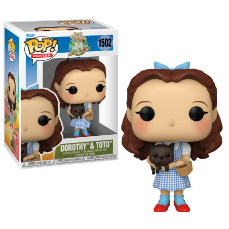 DOROTHY ET TOTO / LE MAGICIEN D'OZ / FIGURINE FUNKO POP