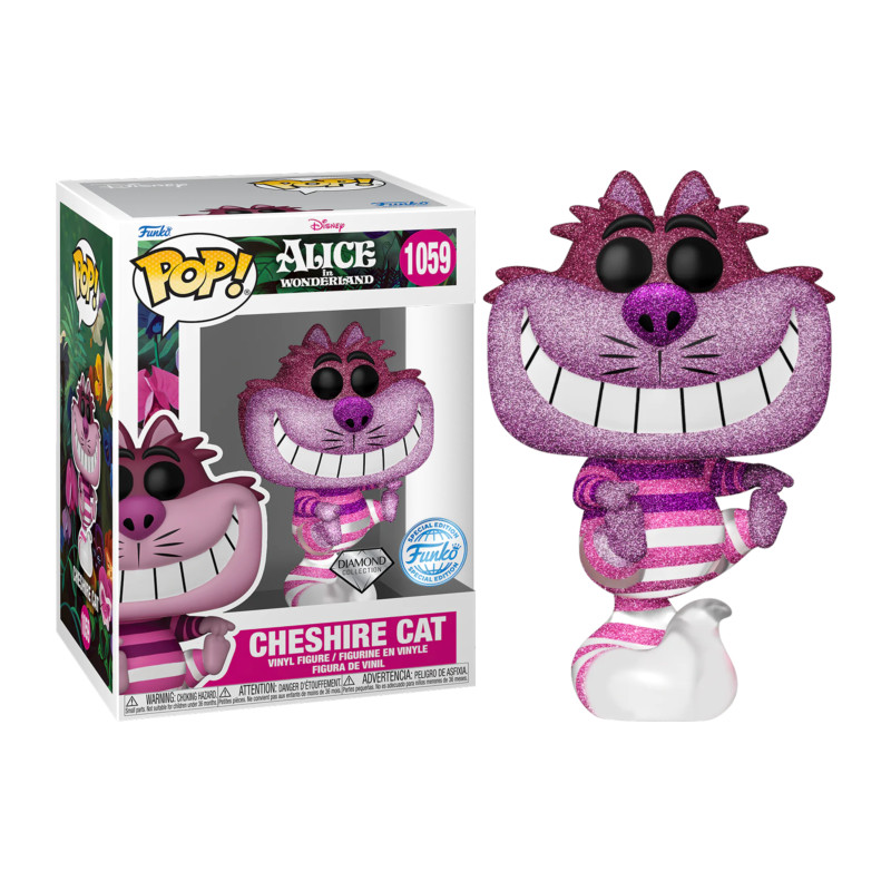 CHESHIRE CAT / ALICE AU PAYS DES MERVEILLES / FIGURINE FUNKO POP / EXCLUSIVE SPECIAL EDITION / DIAMOND