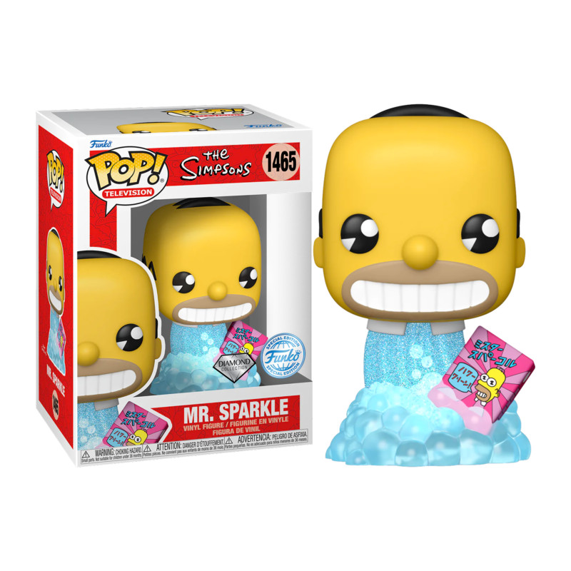 MR SPARKLE / LES SIMPSONS / FIGURINE FUNKO POP / EXCLUSIVE SPECIAL EDITION / DIAMOND