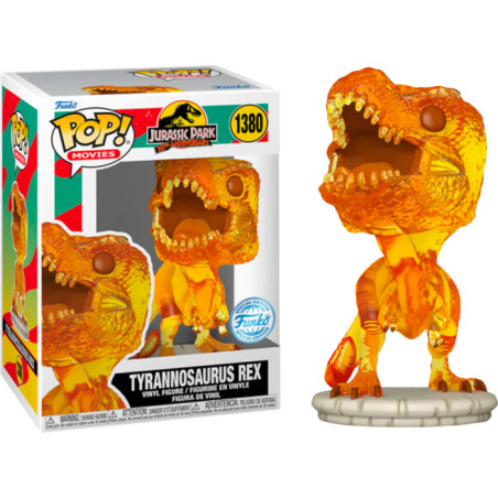 TYRANNOSAURUS REX AMBER / JURASSIC PARK / FIGURINE FUNKO POP / EXCLUSIVE SPECIAL EDITION