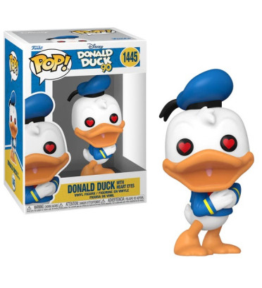 DONALD DUCK WITH HEART EYES / DONALD DUCK 90TH / FIGURINE FUNKO POP DONALD DUCK WITH HEART EYES / DONALD DUCK 90TH / FIGURINE FUNKO POP