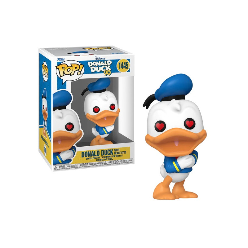 DONALD DUCK WITH HEART EYES / DONALD DUCK 90TH / FIGURINE FUNKO POP
