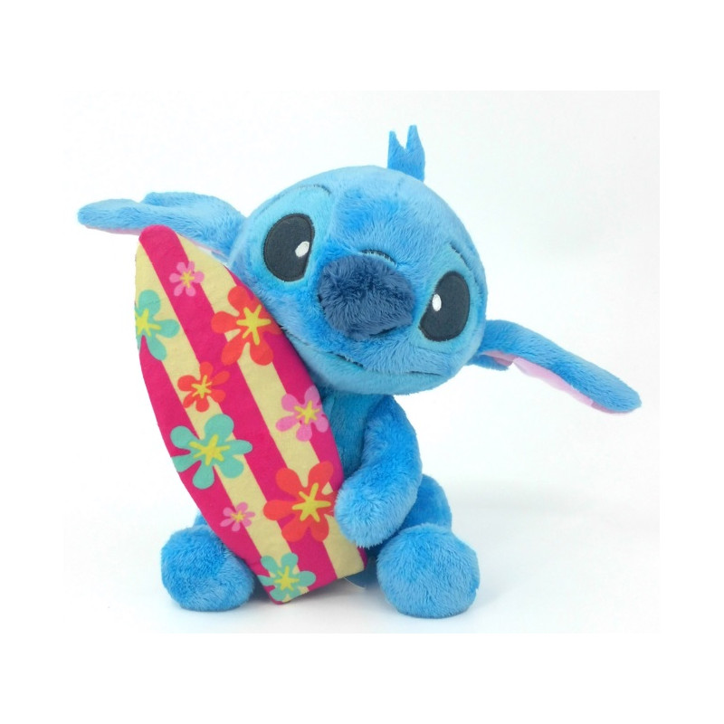 PELUCHE STITCH AVEC SURF 25CM / LILO ET STITCH / SIMBA TOYS