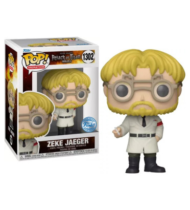 ZEKE JAEGER / ATTACK ON TITAN / FIGURINE FUNKO POP / EXCLUSIVE SPECIAL EDITION