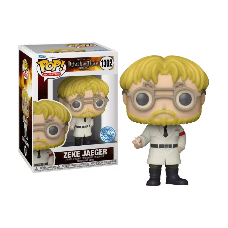 ZEKE JAEGER / ATTACK ON TITAN / FIGURINE FUNKO POP / EXCLUSIVE SPECIAL EDITION