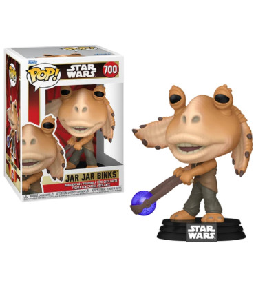 JAR JAR BINKS AVEC BOULE BOOMA / STAR WARS EPISODE 1 / FIGURINE FUNKO POP