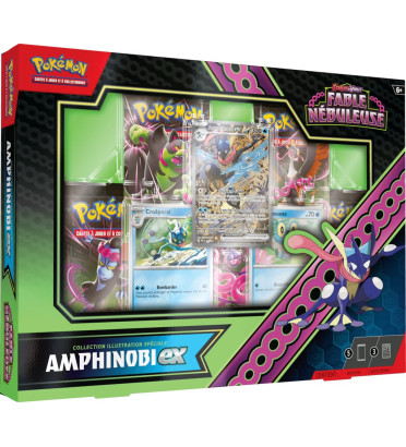COLLECTION ILLUSTRATION SPECIALE AMPHINOBI EX FABLE NEBULEUSE EV06.5 / CARTE POKEMON VF