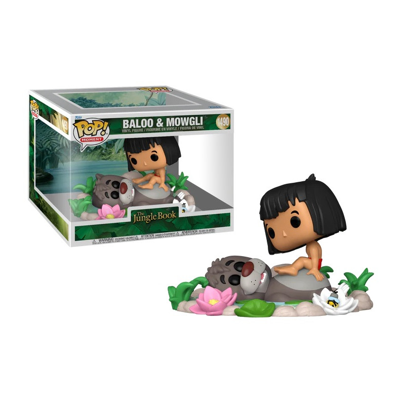 BALOO ET MOWGLI / LE LIVRE DE LA JUNGLE / FIGURINE FUNKO POP