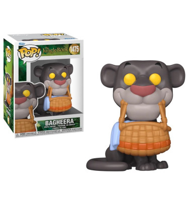 BAGHEERA AVEC PANIER / LE LIVRE DE LA JUNGLE / FIGURINE FUNKO POP