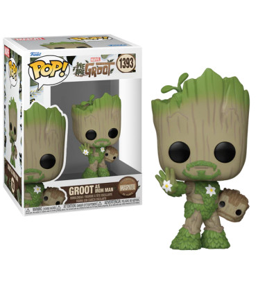 GROOT AS IRON MAN / WE ARE GROOT / FIGURINE FUNKO POP