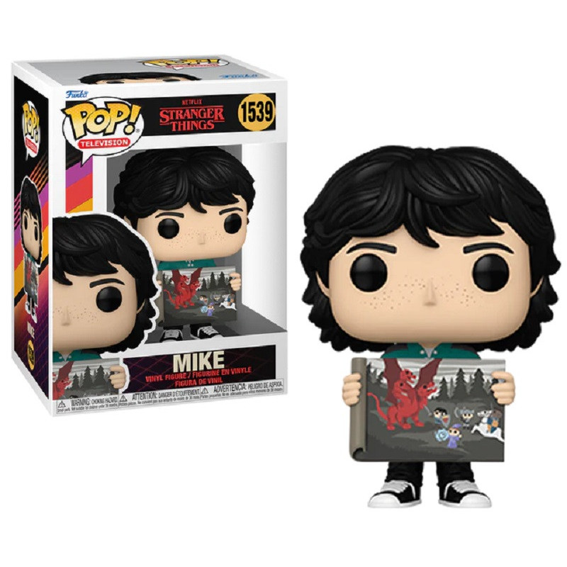 MIKE AVEC PEINTURE DE WILL / STRANGER THINGS / FIGURINE FUNKO POP MIKE AVEC PEINTURE DE WILL / STRANGER THINGS / FIGURINE FUNKO POP