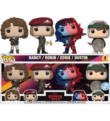 4 PACK STRANGER THINGS SAISON 4 / STRANGER THINGS / FIGURINE FUNKO POP / EXCLUSIVE SPECIAL EDITION 4 PACK STRANGER THINGS SAISON 4 / STRANGER THINGS / FIGURINE FUNKO POP / EXCLUSIVE SPECIAL EDITION