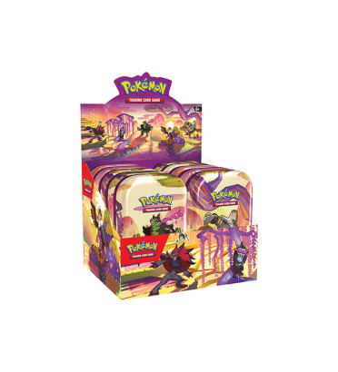 DISPLAY DE 10 MINI TIN FABLE NEBULEUSE EV6.5 / CARTE POKEMON VF