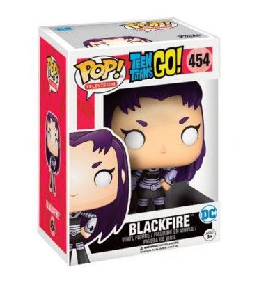 BLACKFIRE / TEEN TITANS GO / FIGURINE FUNKO POP / EXCLUSIVE BLACKFIRE / TEEN TITANS GO / FIGURINE FUNKO POP / EXCLUSIVE