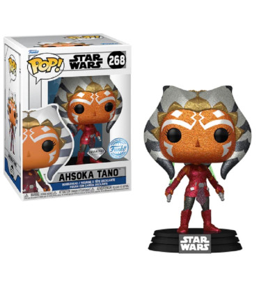 AHSOKA TANO / STAR WARS THE CLONE WARS / FIGURINE FUNKO POP / EXCLUSIVE SPECIAL EDITION / DIAMOND