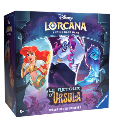 COFFRET LORCANA TRESOR DES ILLUMINEURS LE RETOUR DURSULA / CARTE VF