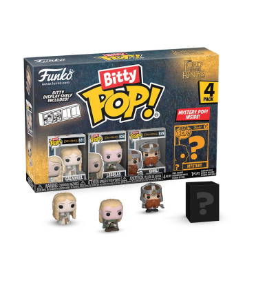 4 PACK GALADRIEL / LE SEIGNEUR DES ANNEAUX / FUNKO BITTY POP