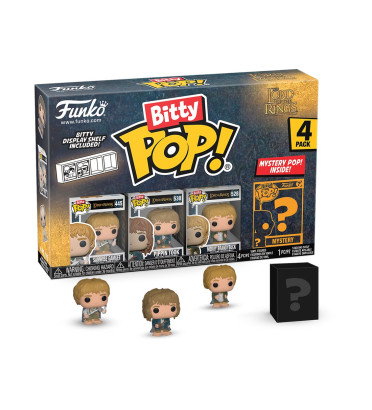 4 PACK SAMWISE / LE SEIGNEUR DES ANNEAUX / FUNKO BITTY POP