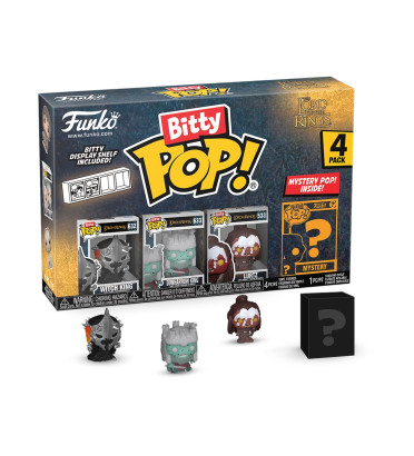 4 PACK WITCH KING / LE SEIGNEUR DES ANNEAUX / FUNKO BITTY POP