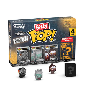 4 PACK WITCH KING / LE SEIGNEUR DES ANNEAUX / FUNKO BITTY POP
