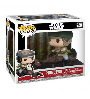 PRINCESSE LEIA AVEC SPEEDER / STAR WARS / FIGURINE FUNKO POP