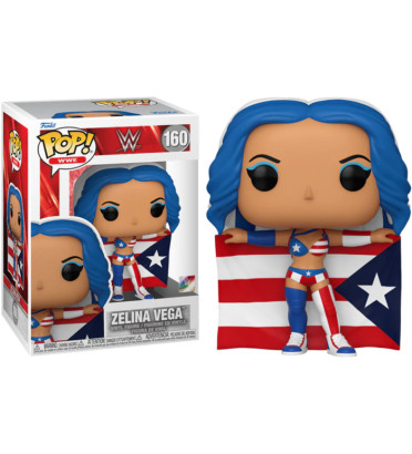 ZELINA WITH FLAG / WWE / FIGURINE FUNKO POP