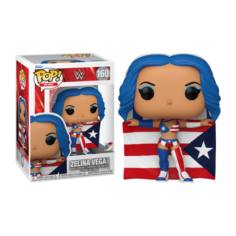 ZELINA WITH FLAG / WWE / FIGURINE FUNKO POP