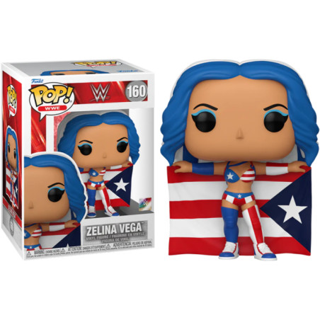 ZELINA WITH FLAG / WWE / FIGURINE FUNKO POP