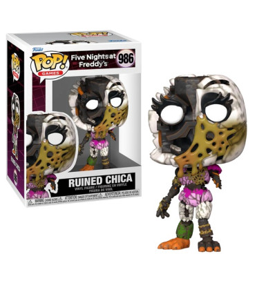 RUINED CHICA / FIVE NIGHTS AT FREDDYS / FIGURINE FUNKO POP