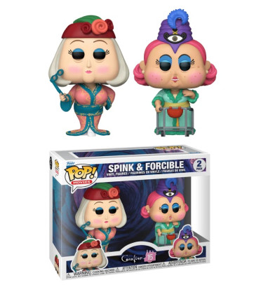 2 PACK SPINK ET FORCIBLE / CORALINE / FIGURINE FUNKO POP