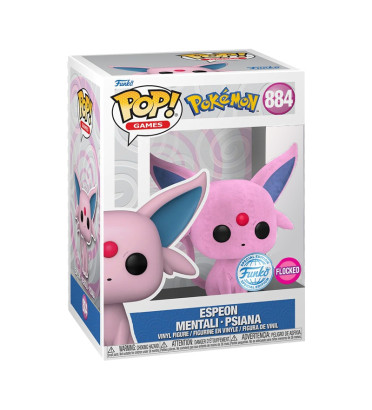 MENTALI / POKEMON / FIGURINE FUNKO POP / EXCLUSIVE SPECIAL EDITION / FLOCKED